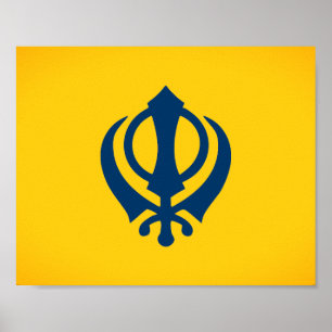 Poster Bandeira do Khalistão (proposta)