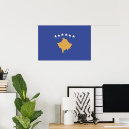 Poster Bandeira do Kosovo