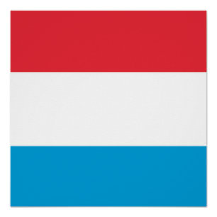Pôster bandeira do Luxemburgo
