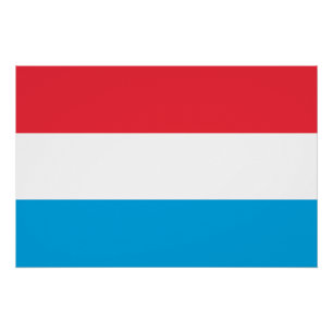 Pôster Bandeira do Luxemburgo