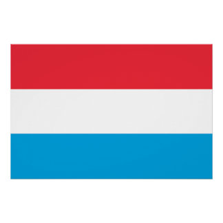 Pôster Bandeira do Luxemburgo