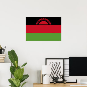 Poster Bandeira do Malawi