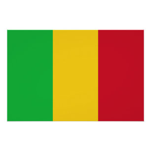 Pôster Bandeira do Mali