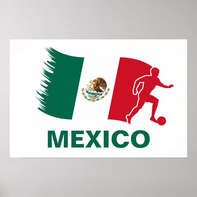 Pôster Bandeira do México (Frente)
