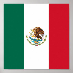 Poster Bandeira do México, Bandera do México