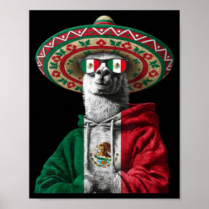 Poster Bandeira do México Orgulho Mexicano Raízes Mexican