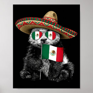 Poster bandeira do México orgulho mexicano raízes mexican