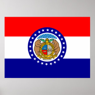 Poster bandeira do Missouri