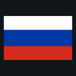 Pôster Bandeira do Mundo Nacional Rússia<br><div class="desc">Quer que todos saibam que você representa um determinado país? Mostre o seu orgulho nacional com esta bandeira do produto mundial. Este item exibe uma bandeira mundial com a bandeira da Rússia. Visite o Poster do World Flags em https://www.zazzle.com/worldflagsposter para mais produtos com bandeiras e faixas em todo o mundo....</div>