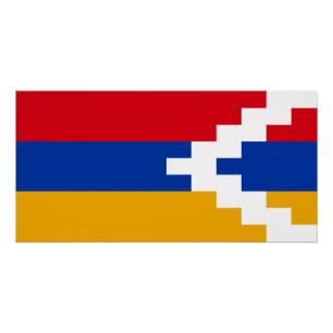 Pôster Bandeira do Nagorno Karabakh