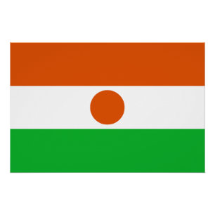Pôster Bandeira do Níger