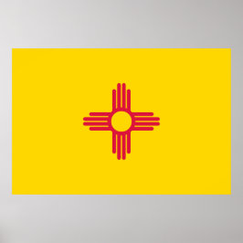 Pôster Bandeira do Novo México