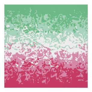 Pôster Bandeira do Orgulho Abrosexual de Groovy Abstrato