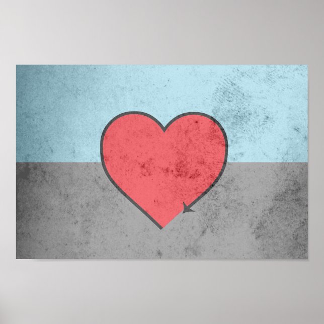 POSTER BANDEIRA DO ORGULHO AUTOSEXUAL (Frente)