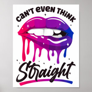 Poster Bandeira do Orgulho Biológico Mouth não consegue p