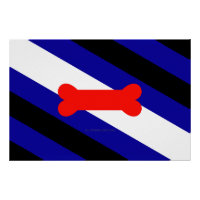 Bandeira do orgulho canino da SlipperyJoe expressa