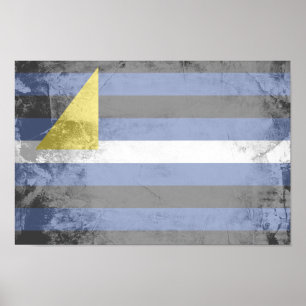 PÔSTER BANDEIRA DO ORGULHO DAS ÁGUAS
