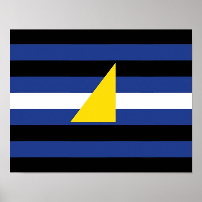Poster Bandeira do Orgulho das Atividades Aquáticas (Frente)