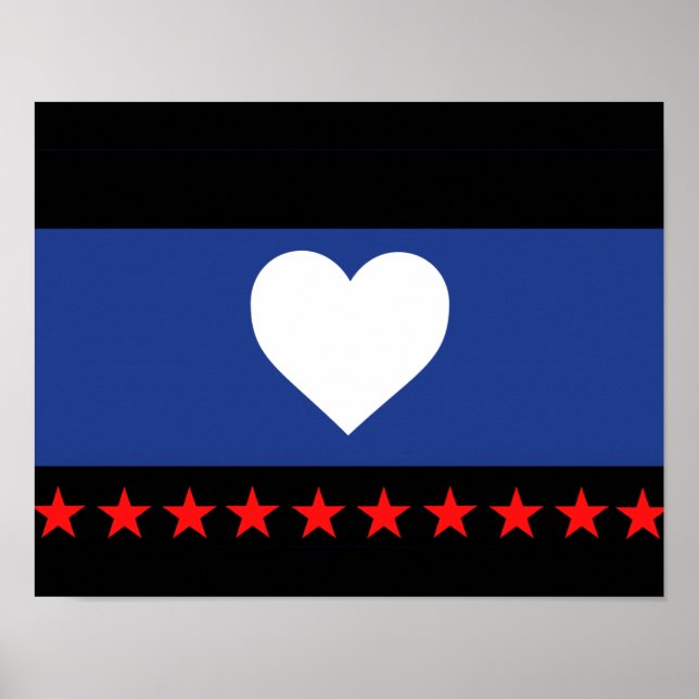 Poster Bandeira do Orgulho do Pé (Frente)