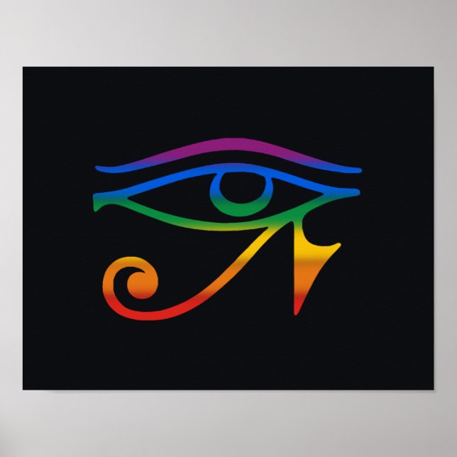Poster Bandeira do Orgulho Gay Gótico (Frente)