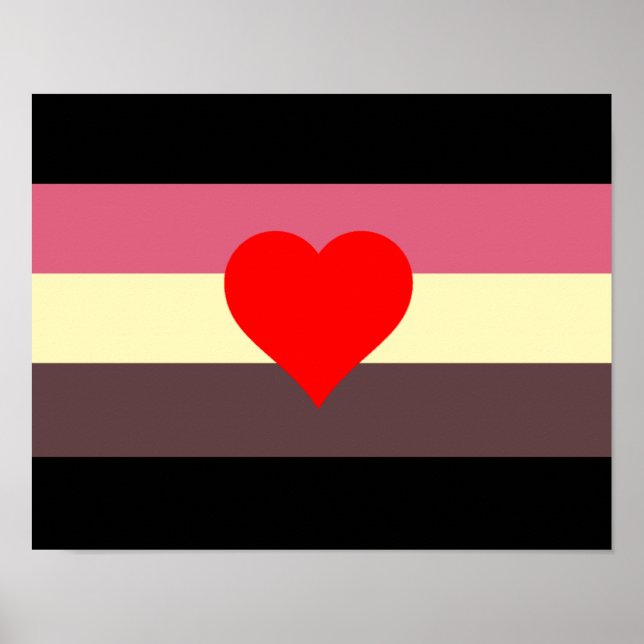 Poster Bandeira do Orgulho Gordo (Frente)
