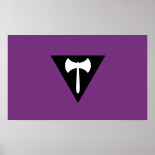 Pôster Bandeira do Orgulho Lésbico