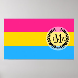 Pôster Bandeira do Orgulho Pansexual