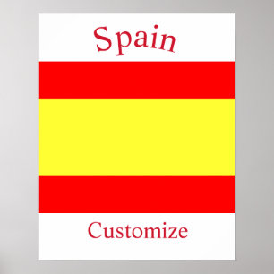 Poster Bandeira do País Espanha Thunder_Cove