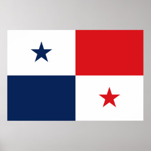 Poster Bandeira do Panamá