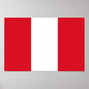 Poster Bandeira do Peru