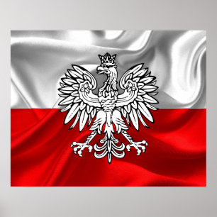 Pôster Bandeira do Polônia