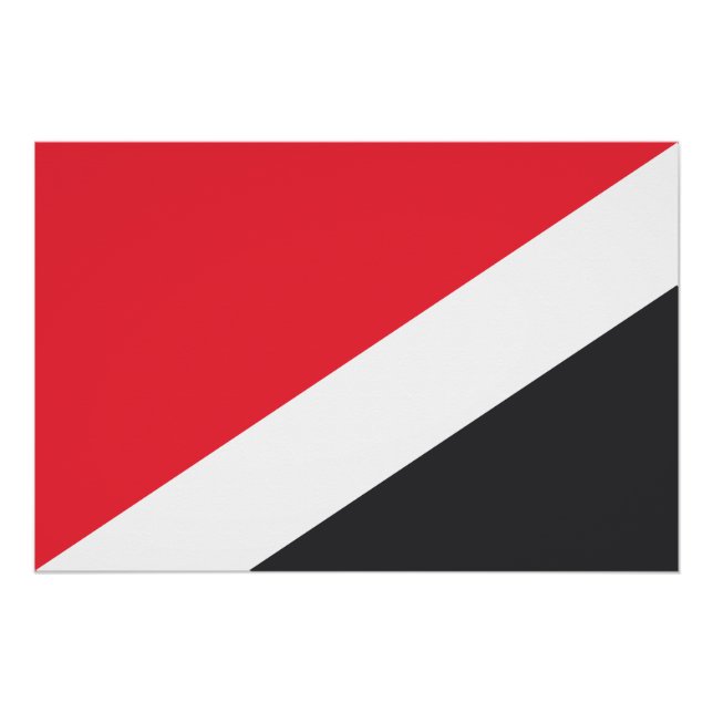 Pôster Bandeira do Principado de Sealand (Frente)