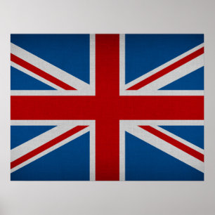 Poster Bandeira do Reino Unido