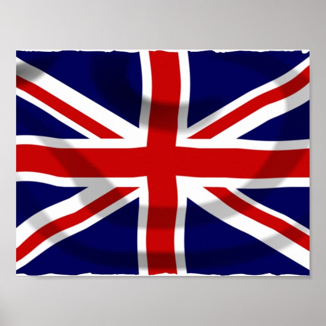 Poster Bandeira do Reino Unido (Frente)