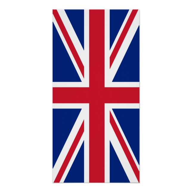 Pôster Bandeira do Reino Unido (Frente)