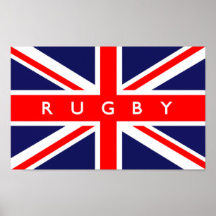 Poster Bandeira do Rugby