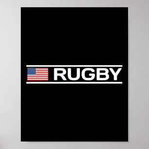 Poster Bandeira do Rugby América