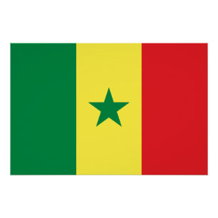 Pôster Bandeira do Senegal