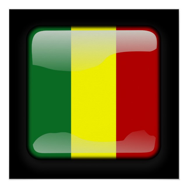 Pôster Bandeira do Senegal (Frente)