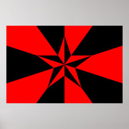 Poster Bandeira do socialismo libertário