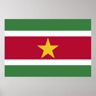 Poster Bandeira do Suriname