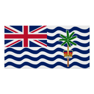 Pôster Bandeira do Território Britânico do Oceano Índico