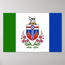 Poster Bandeira do Território Yukon
