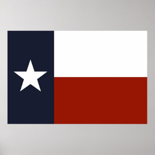 Poster Bandeira do Texas