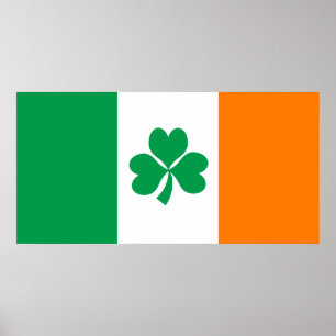 Pôster Bandeira do trevo de Ireland