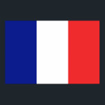 Poster Bandeira do Tricolore francês Grande<br><div class="desc">A bandeira de França ou Drapeau de la France é uma bandeira tricolor com três bandas verticais de cor azul, branca e vermelha. É conhecido como o Tricolor francês ou simplesmente o Tricolor ou o Tricolor. No início da Revolução Francesa, a milícia de Paris, que teve um papel proeminente no...</div>