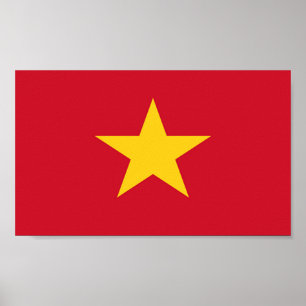 Pôster Bandeira do Vietname