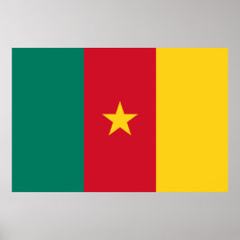 Poster Bandeira dos Camarões