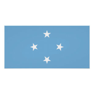 Pôster Bandeira dos Estados Federados da Micronésia