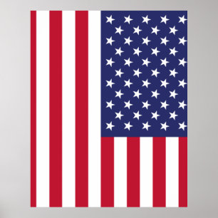Poster Bandeira dos Estados Unidos da América